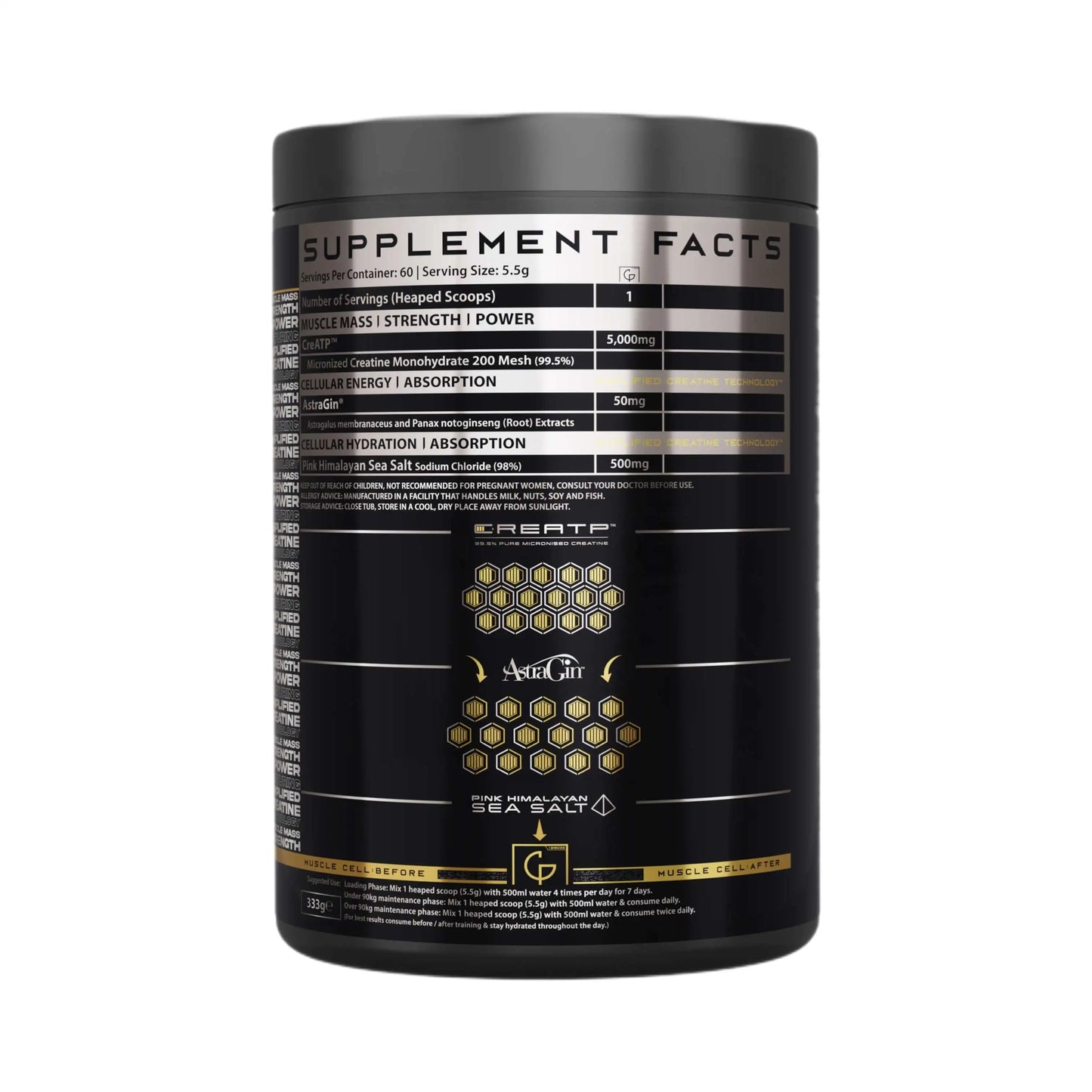 Illegal Nutrition Premium Creatine Amplified 333g