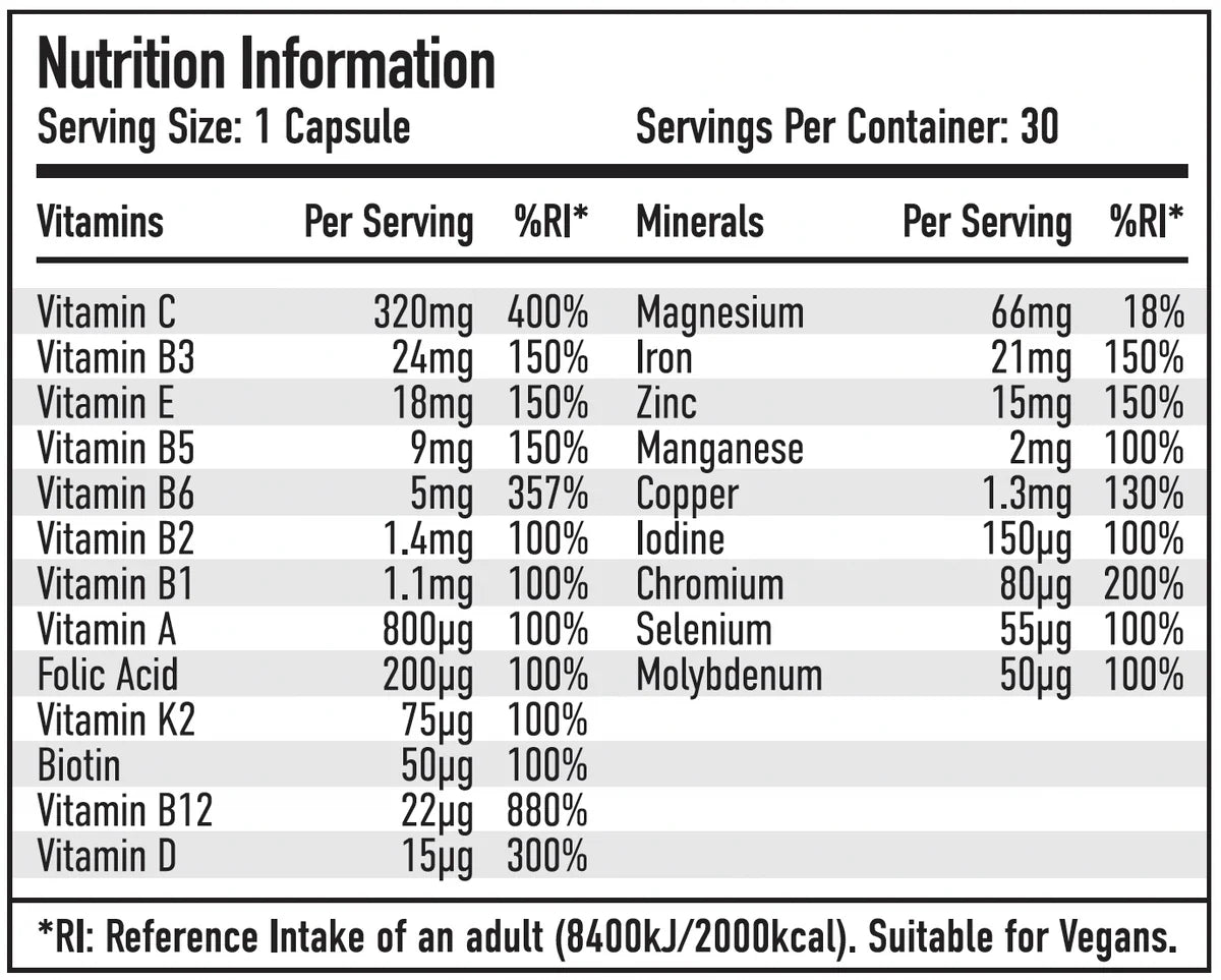 Per4m Multivitamin 30 Capsules