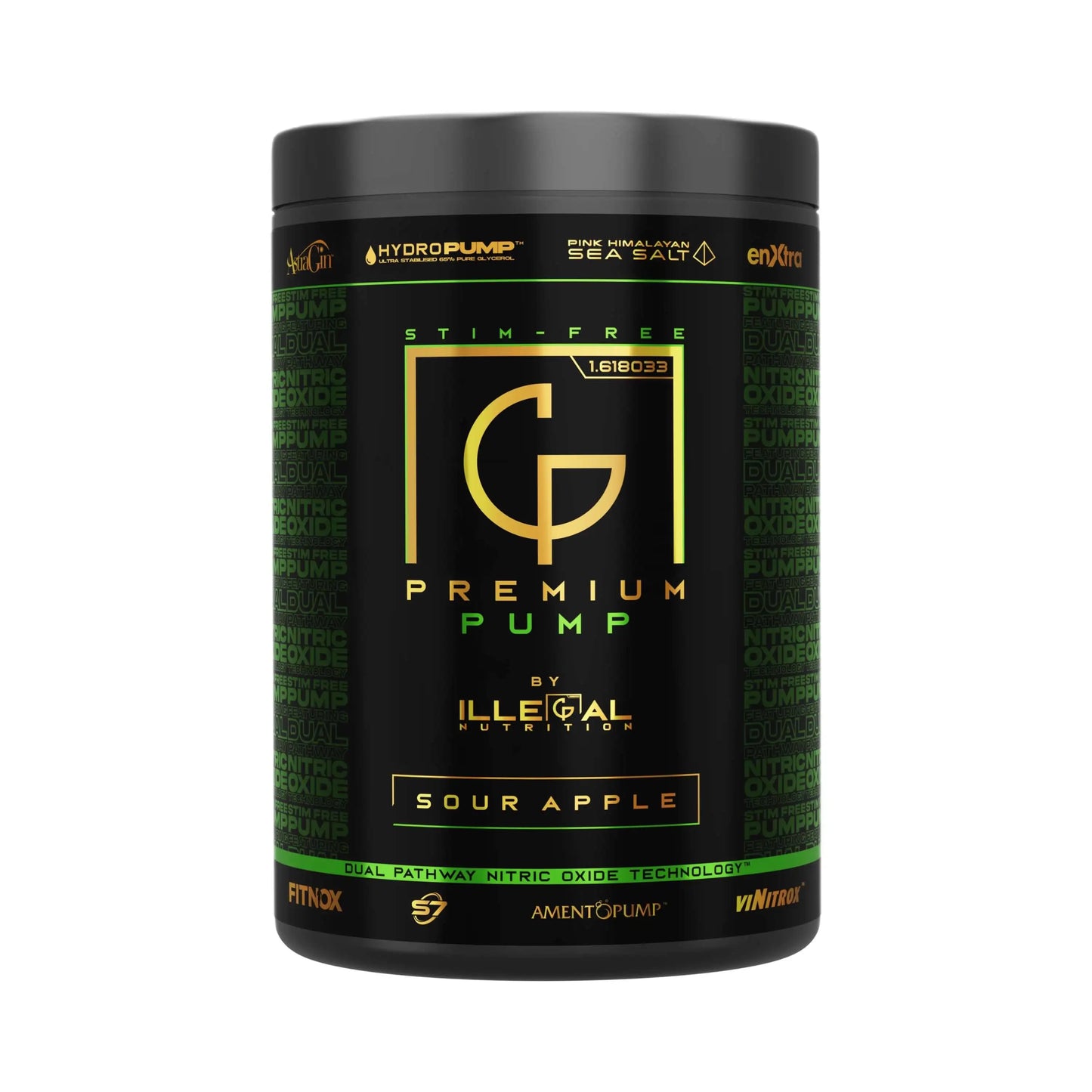 Illegal Nutrition Premium Pump 375g