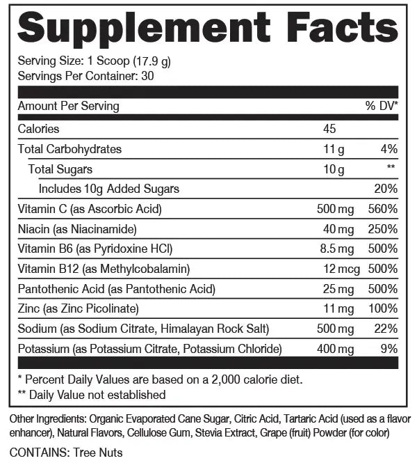 Bucked Up Hydration 534g