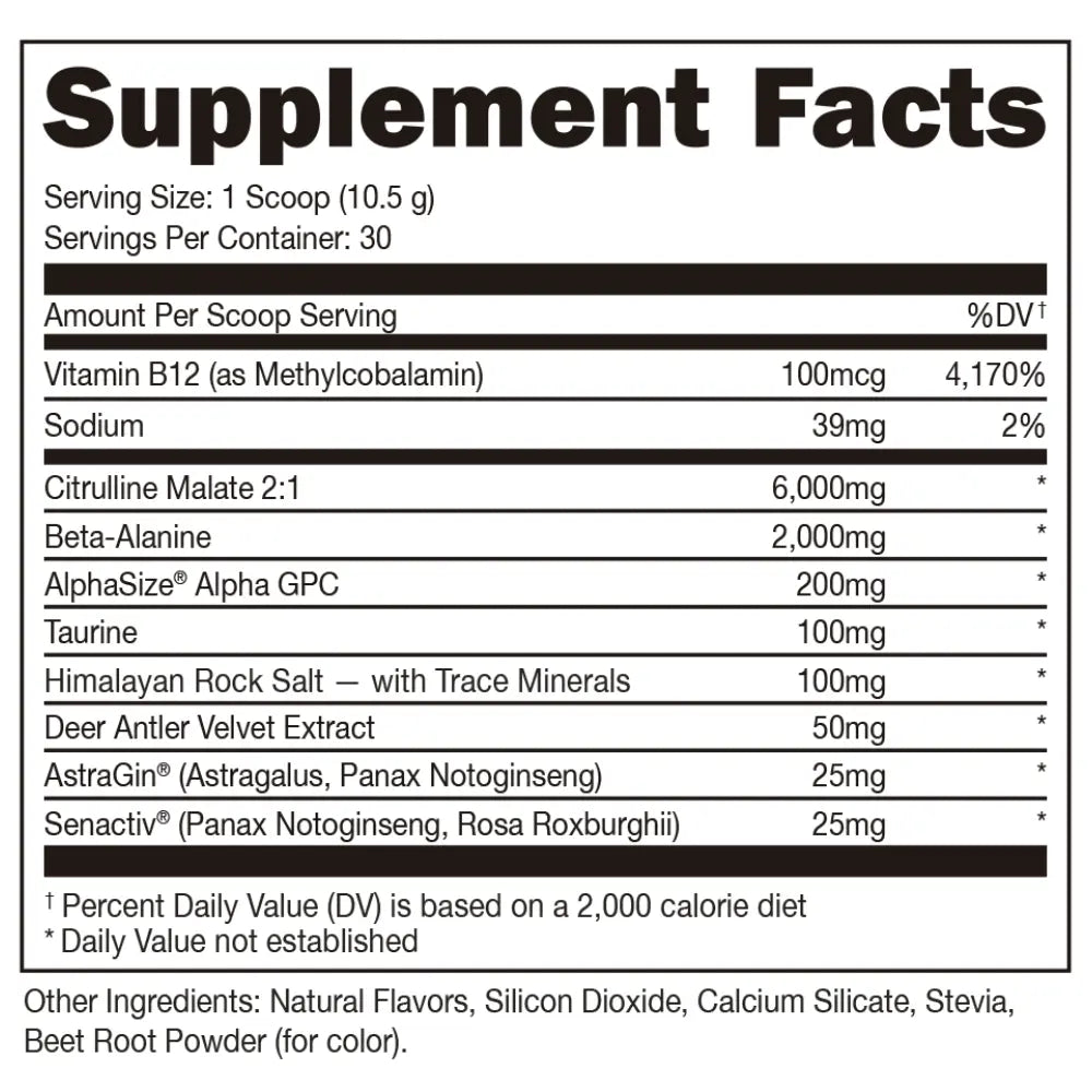Bucked Up Non-Stimulant 327g