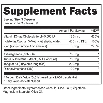 Bucked Up Rut 90 Capsules