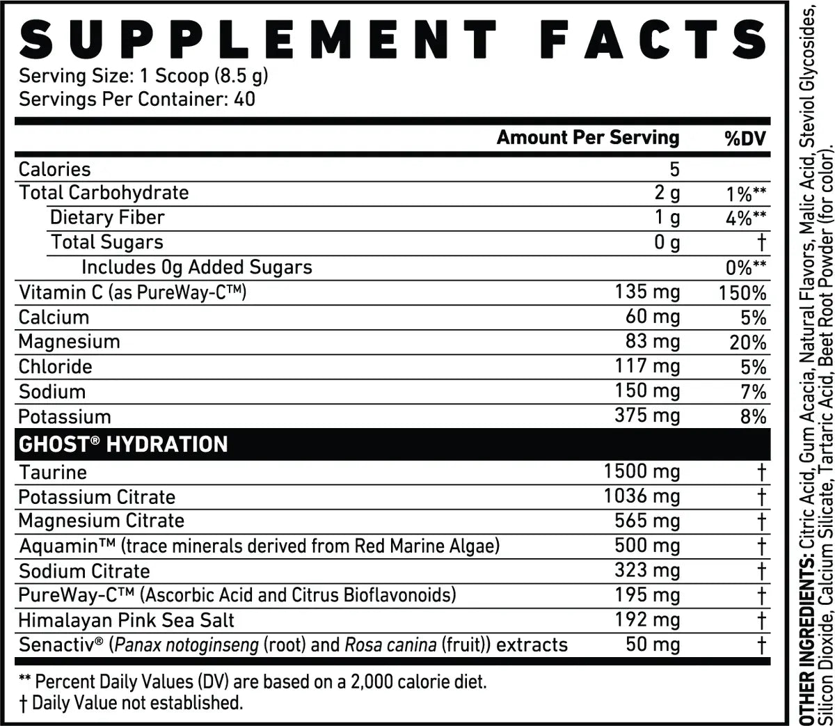 Ghost Hydration 360g