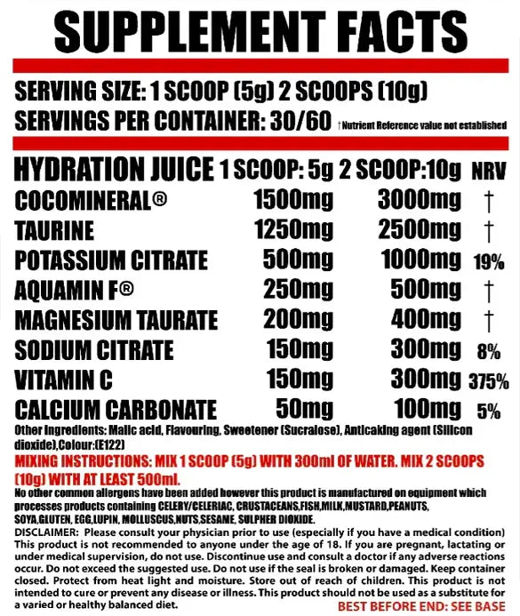 Gorillalpha Hydration Juice 300g