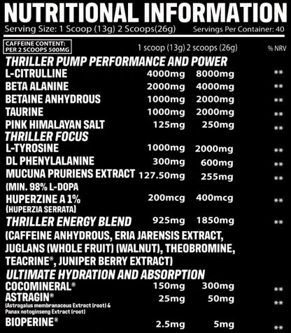 Gorillalpha Thriller Juice 520g